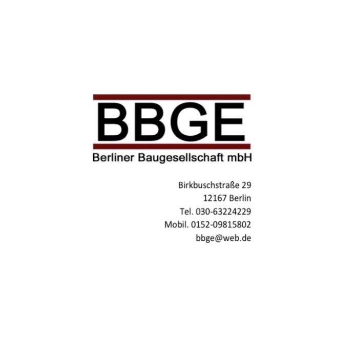 Logo BBGE Berliner Baugesellschaft mbH