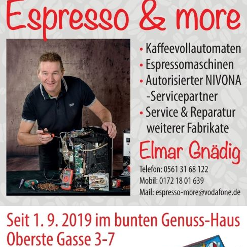 Logo Espresso & more - Elmar Gnädig