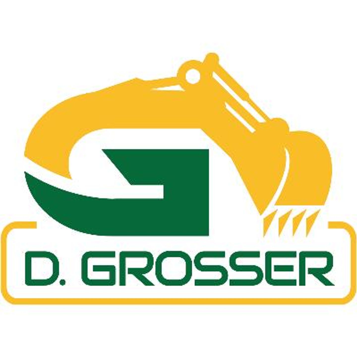 Logo D. Grosser Baggerbetrieb