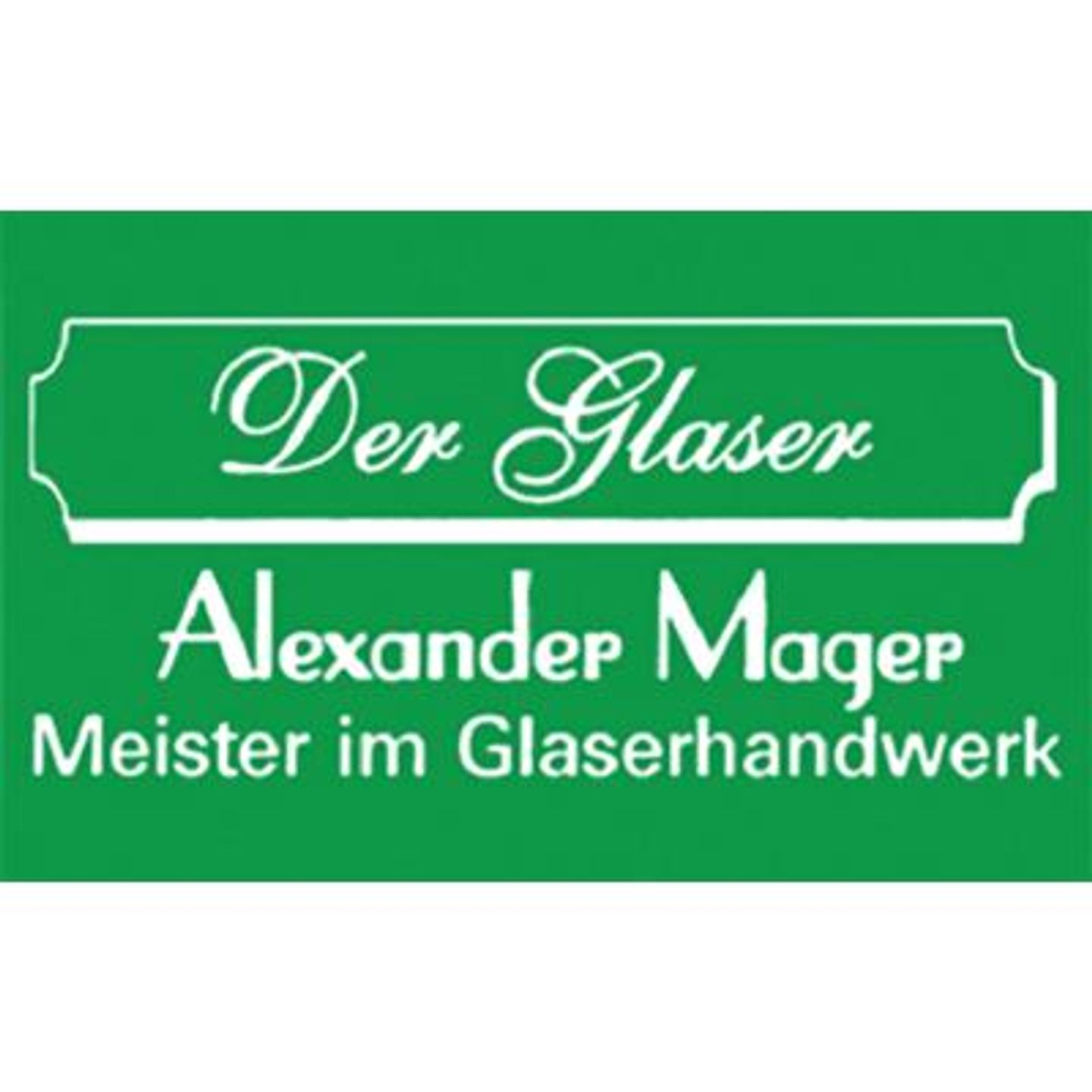 Logo Mager Alexander Glaserei