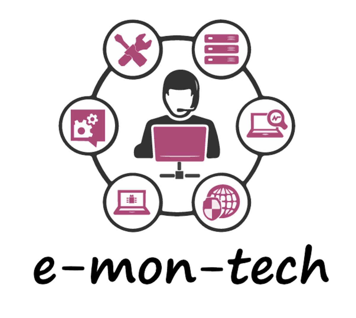 Logo e-mon-tech