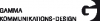 Logo GAMMA KOMMUNIKATIONSDESIGN, Werbeagentur Trier