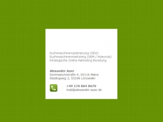 http://alexander-auer.de
