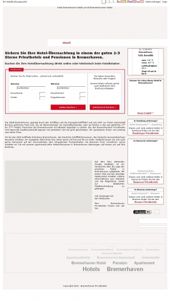 http://bremerhaven-privathotels.de