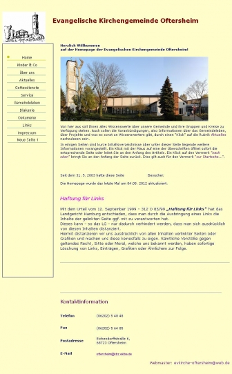 http://evkirche-oftersheim.de