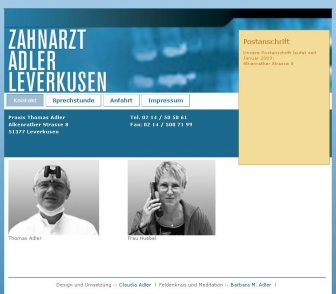 http://zahnarztadler.de
